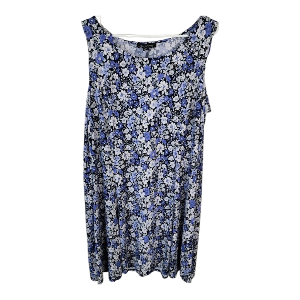 Perceptions,Women's  2X floral Midi Dress